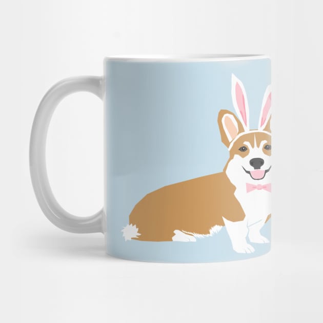 Corgi Easter Bunny by friendlypets